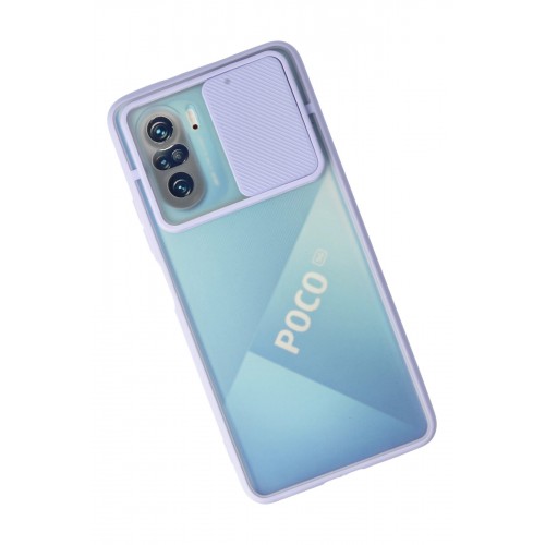 Newface Xiaomi Poco F3 Kılıf Palm Buzlu Kamera Sürgülü Silikon - Lila Newface Xiaomi Poco F3 Kılıf Palm Buzlu Kamera Sürgülü Silikon - Lila