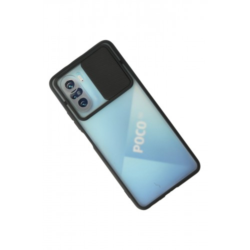 Newface Xiaomi Redmi K40 Pro Kılıf Palm Buzlu Kamera Sürgülü Silikon - Siyah Newface Xiaomi Redmi K40 Pro Kılıf Palm Buzlu Kamera Sürgülü Silikon - Siyah