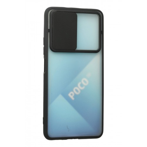 Newface Xiaomi Redmi K40 Pro Kılıf Palm Buzlu Kamera Sürgülü Silikon - Siyah Newface Xiaomi Redmi K40 Pro Kılıf Palm Buzlu Kamera Sürgülü Silikon - Siyah