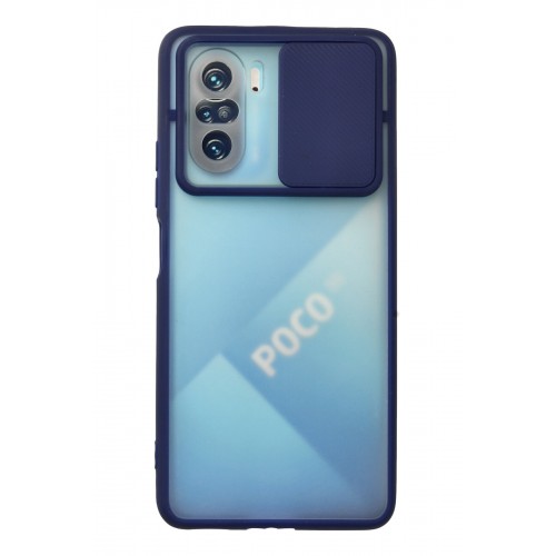 Newface Xiaomi Redmi K40 Pro Kılıf Palm Buzlu Kamera Sürgülü Silikon - Lacivert Newface Xiaomi Redmi K40 Pro Kılıf Palm Buzlu Kamera Sürgülü Silikon - Lacivert