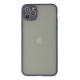 Newface iPhone 12 Pro Max Kılıf Montreal Silikon Kapak - Gri