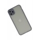 Newface iPhone 12 Pro Max Kılıf Montreal Silikon Kapak - Gri