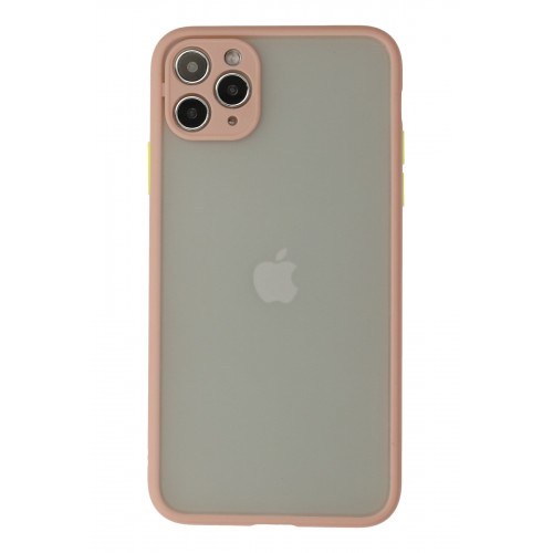Newface iPhone 12 Pro Max Kılıf Montreal Silikon Kapak - Pembe