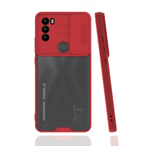 Newface General Mobile GM 21 Plus Kılıf Platin Kamera Koruma Silikon - Kırmızı Newface General Mobile GM 21 Plus Kılıf Platin Kamera Koruma Silikon - Kırmızı