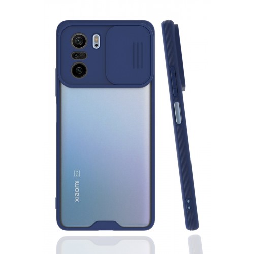 Newface Xiaomi Redmi K40 Kılıf Platin Kamera Koruma Silikon - Lacivert Newface Xiaomi Redmi K40 Kılıf Platin Kamera Koruma Silikon - Lacivert