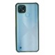 Newface Realme C21 Kılıf Miami Şeffaf Silikon - Koyu Yeşil Newface Realme C21 Kılıf Miami Şeffaf Silikon - Koyu Yeşil