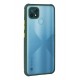 Newface Realme C21 Kılıf Miami Şeffaf Silikon - Koyu Yeşil Newface Realme C21 Kılıf Miami Şeffaf Silikon - Koyu Yeşil