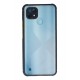 Newface Realme C21 Kılıf Miami Şeffaf Silikon  - Lacivert