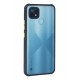 Newface Realme C21 Kılıf Miami Şeffaf Silikon  - Lacivert