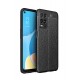 Newface Oppo A54 4G Kılıf Focus Derili Silikon - Siyah