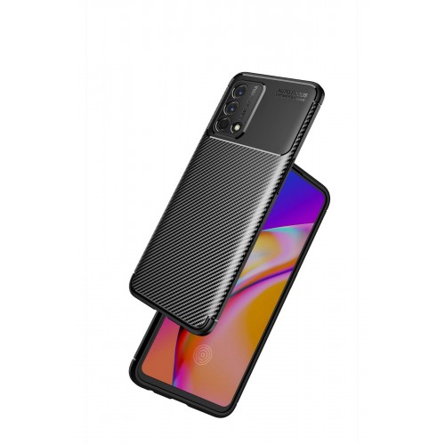 Newface Oppo A74 4G Kılıf Focus Karbon Silikon - Lacivert Newface Oppo A74 4G Kılıf Focus Karbon Silikon - Lacivert