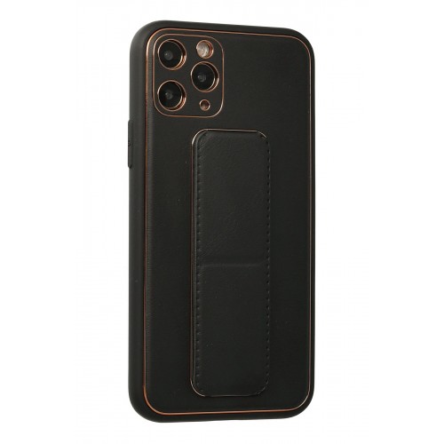 Newface iPhone 11 Pro Kılıf Coco Deri Standlı Kapak - Siyah Newface iPhone 11 Pro Kılıf Coco Deri Standlı Kapak - Siyah