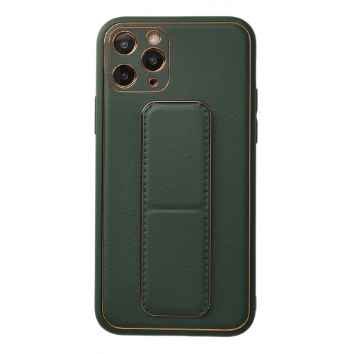 Newface iPhone 11 Pro Kılıf Coco Deri Standlı Kapak - Yeşil Newface iPhone 11 Pro Kılıf Coco Deri Standlı Kapak - Yeşil