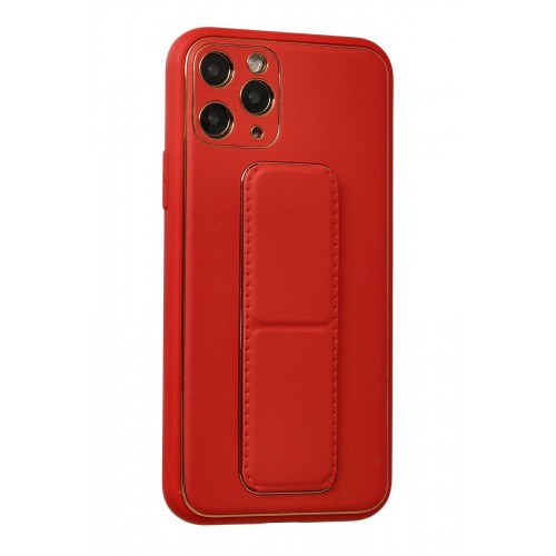 Newface iPhone 11 Pro Kılıf Coco Deri Standlı Kapak - Kırmızı Newface iPhone 11 Pro Kılıf Coco Deri Standlı Kapak - Kırmızı