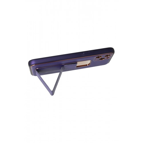 Newface iPhone 11 Pro Kılıf Coco Deri Standlı Kapak - Mor Newface iPhone 11 Pro Kılıf Coco Deri Standlı Kapak - Mor