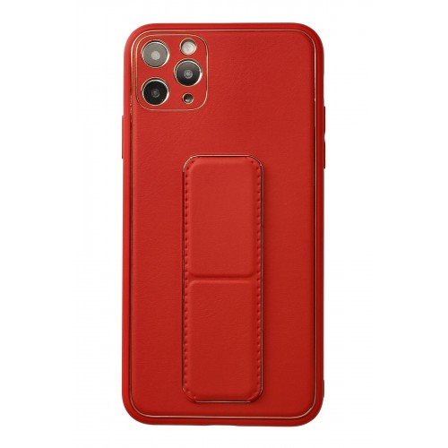 Newface iPhone 11 Pro Max Kılıf Coco Deri Standlı Kapak - Kırmızı Newface iPhone 11 Pro Max Kılıf Coco Deri Standlı Kapak - Kırmızı