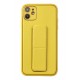 Newface iPhone 12 Kılıf Coco Deri Standlı Kapak - Sarı Newface iPhone 12 Kılıf Coco Deri Standlı Kapak - Sarı
