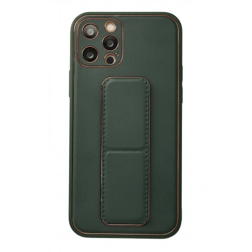 Newface iPhone 12 Pro Kılıf Coco Deri Standlı Kapak - Yeşil Newface iPhone 12 Pro Kılıf Coco Deri Standlı Kapak - Yeşil