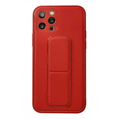 Newface iPhone 12 Pro Kılıf Coco Deri Standlı Kapak - Kırmızı Newface iPhone 12 Pro Kılıf Coco Deri Standlı Kapak - Kırmızı