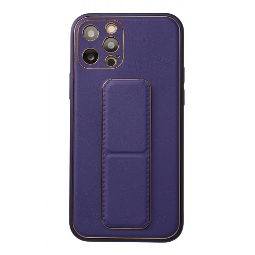 Newface iPhone 12 Pro Kılıf Coco Deri Standlı Kapak - Mor Newface iPhone 12 Pro Kılıf Coco Deri Standlı Kapak - Mor