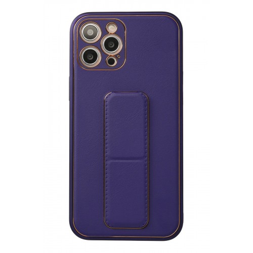 Newface iPhone 12 Pro Max Kılıf Coco Deri Standlı Kapak - Mor Newface iPhone 12 Pro Max Kılıf Coco Deri Standlı Kapak - Mor
