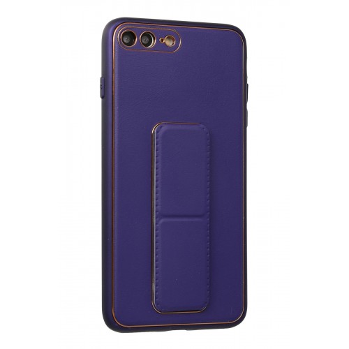 Newface iPhone 7 Plus Kılıf Coco Deri Standlı Kapak - Mor Newface iPhone 7 Plus Kılıf Coco Deri Standlı Kapak - Mor