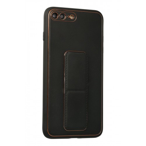 Newface iPhone 8 Plus Kılıf Coco Deri Standlı Kapak - Siyah Newface iPhone 8 Plus Kılıf Coco Deri Standlı Kapak - Siyah