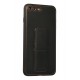 Newface iPhone 8 Plus Kılıf Coco Deri Standlı Kapak - Siyah