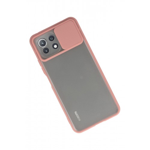 Newface Xiaomi Mİ 11 Lite Kılıf Palm Buzlu Kamera Sürgülü Silikon - Pembe Newface Xiaomi Mİ 11 Lite Kılıf Palm Buzlu Kamera Sürgülü Silikon - Pembe