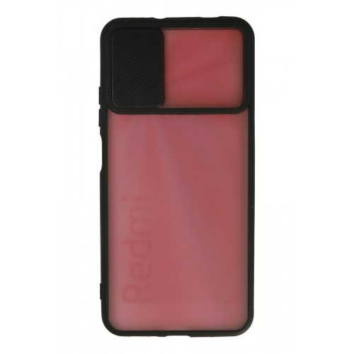 Newface Xiaomi Redmi Note 9 4G Kılıf Palm Buzlu Kamera Sürgülü Silikon - Siyah Newface Xiaomi Redmi Note 9 4G Kılıf Palm Buzlu Kamera Sürgülü Silikon - Siyah