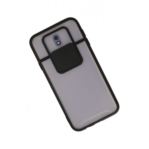 Newface Samsung Galaxy J7 Pro / J730 Kılıf Palm Buzlu Kamera Sürgülü Silikon - Siyah Newface Samsung Galaxy J7 Pro / J730 Kılıf Palm Buzlu Kamera Sürgülü Silikon - Siyah