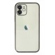 Newface iPhone 12 Kılıf Razer Lensli Silikon - Siyah