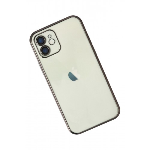 Newface iPhone 12 Kılıf Razer Lensli Silikon - Siyah Newface iPhone 12 Kılıf Razer Lensli Silikon - Siyah