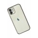 Newface iPhone 12 Kılıf Razer Lensli Silikon - Siyah
