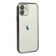 Newface iPhone 12 Kılıf Razer Lensli Silikon - Siyah