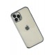 Newface iPhone 12 Pro Kılıf Razer Lensli Silikon - Mavi