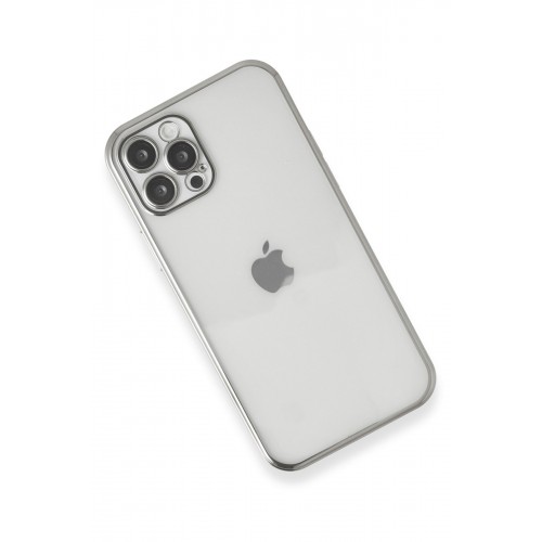 Newface iPhone 12 Pro Kılıf Razer Lensli Silikon - Gümüş Newface iPhone 12 Pro Kılıf Razer Lensli Silikon - Gümüş