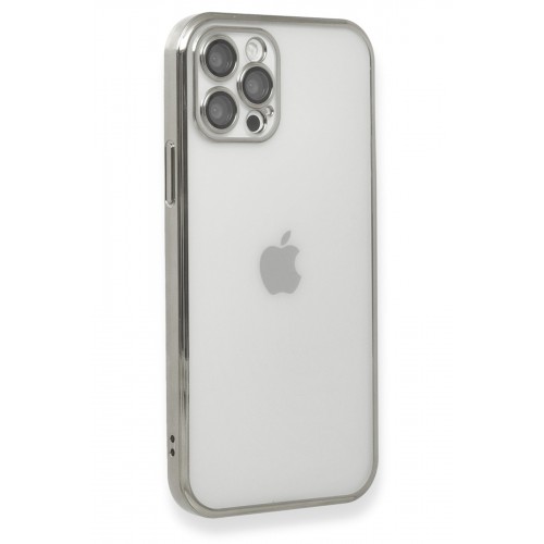 Newface iPhone 12 Pro Kılıf Razer Lensli Silikon - Gümüş Newface iPhone 12 Pro Kılıf Razer Lensli Silikon - Gümüş
