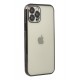 Newface iPhone 12 Pro Max Kılıf Razer Lensli Silikon - Siyah