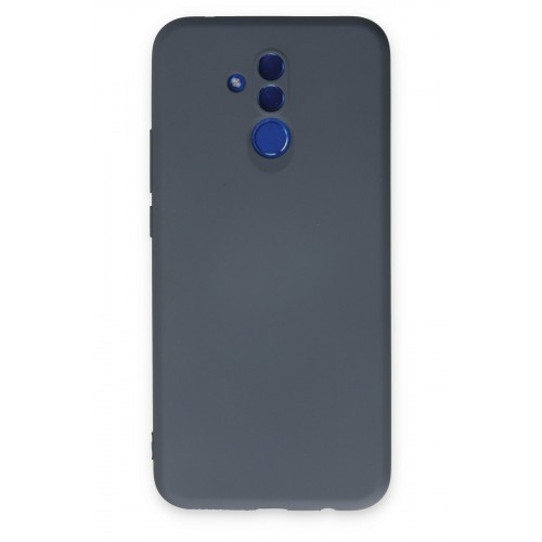 Newface Huawei Mate 20 Lite Kılıf Nano içi Kadife Silikon - Gri Newface Huawei Mate 20 Lite Kılıf Nano içi Kadife Silikon - Gri