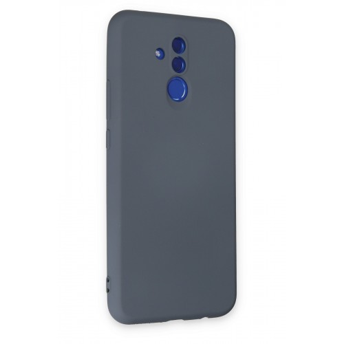 Newface Huawei Mate 20 Lite Kılıf Nano içi Kadife Silikon - Gri Newface Huawei Mate 20 Lite Kılıf Nano içi Kadife Silikon - Gri