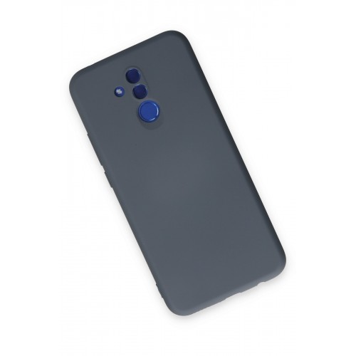 Newface Huawei Mate 20 Lite Kılıf Nano içi Kadife Silikon - Gri Newface Huawei Mate 20 Lite Kılıf Nano içi Kadife Silikon - Gri