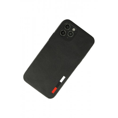 Newface iPhone 11 Pro Kılıf Loop Deri Silikon - Siyah Newface iPhone 11 Pro Kılıf Loop Deri Silikon - Siyah