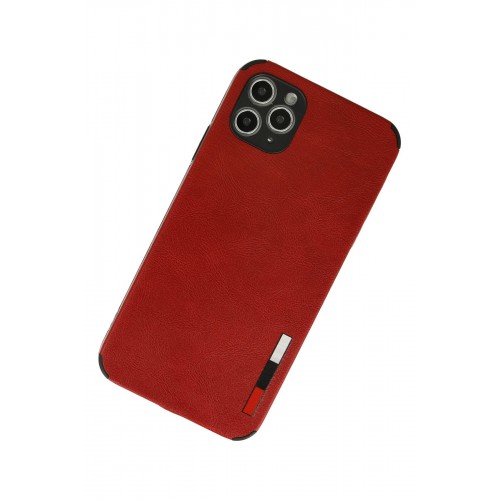 Newface iPhone 11 Pro Kılıf Loop Deri Silikon - Kırmızı Newface iPhone 11 Pro Kılıf Loop Deri Silikon - Kırmızı