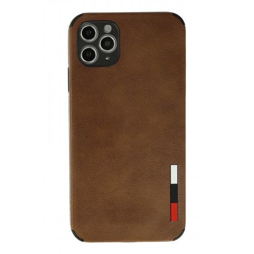 Newface iPhone 11 Pro Kılıf Loop Deri Silikon - Kahverengi Newface iPhone 11 Pro Kılıf Loop Deri Silikon - Kahverengi