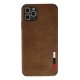 Newface iPhone 11 Pro Kılıf Loop Deri Silikon - Kahverengi Newface iPhone 11 Pro Kılıf Loop Deri Silikon - Kahverengi
