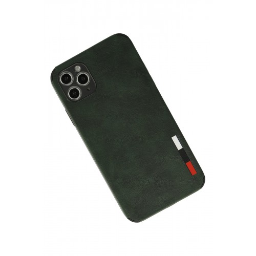 Newface iPhone 11 Pro Kılıf Loop Deri Silikon - Yeşil Newface iPhone 11 Pro Kılıf Loop Deri Silikon - Yeşil