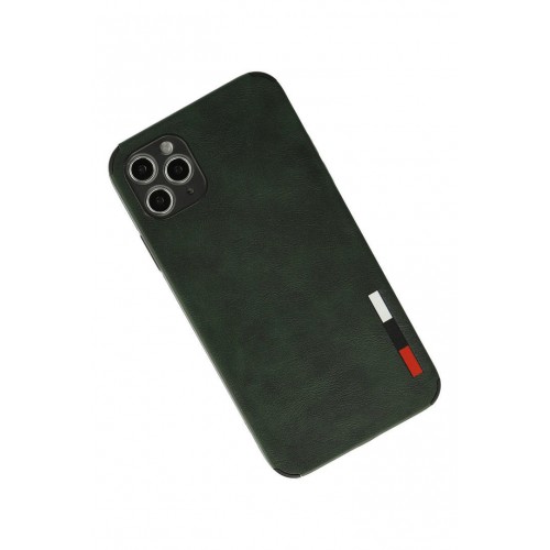 Newface iPhone 11 Pro Max Kılıf Loop Deri Silikon - Yeşil Newface iPhone 11 Pro Max Kılıf Loop Deri Silikon - Yeşil