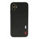 Newface iPhone 12 Kılıf Loop Deri Silikon - Siyah Newface iPhone 12 Kılıf Loop Deri Silikon - Siyah