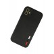 Newface iPhone 12 Kılıf Loop Deri Silikon - Siyah Newface iPhone 12 Kılıf Loop Deri Silikon - Siyah